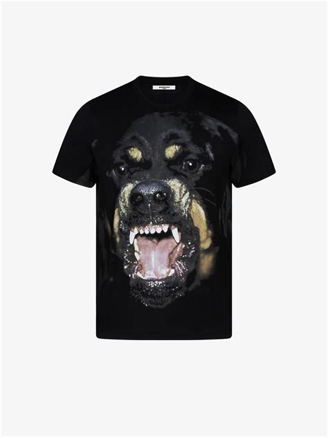 fake rottweiler givenchy|Givenchy rottweiler t shirt women.